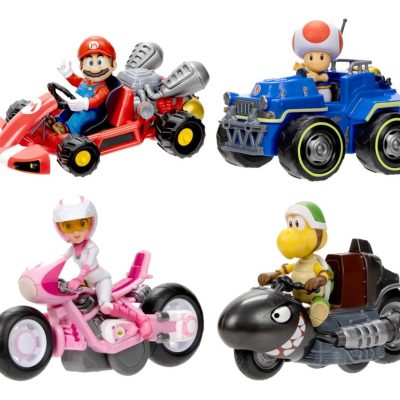 The Super Mario Bros. Movie Mini Figura with Karts 6 cm Assortment (6)