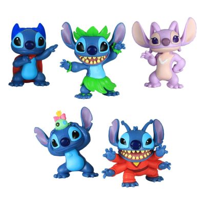Lilo & Stitch Mini Figura 5-Pack Stitch Collectible Figura Set 7 cm