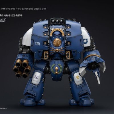 Warhammer The Horus Heresy Akciófigura 1/18 Ultramarines Leviathan Dreadnought with Cyclonic Melta Lance And Siege Claws 29 cm