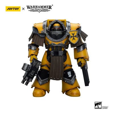 Warhammer The Horus Heresy Akciófigura 1/18 Imperial Fists Legion Cataphractii Terminator Squad Legion Cataphractii with Chainfist 12 cm