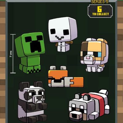 Minecraft Squishme Anti-Stress Figura 7 cm Series 5 Display (16)