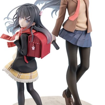 Rascal Does Not Dream of a Knapsack Kid PVC Szobor Mai Sakurajima High School Graduation Ver. & Knapsack Kid 19 cm