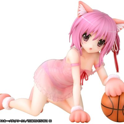 Ro-Kyu-Bu: Fast Break! PVC Szobor 1/7 Tomoka Minato Kemomimi Lingerie Ver. 18 cm