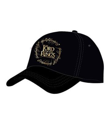 Lord of the Rings Curved Bill Cap Gold Logo
