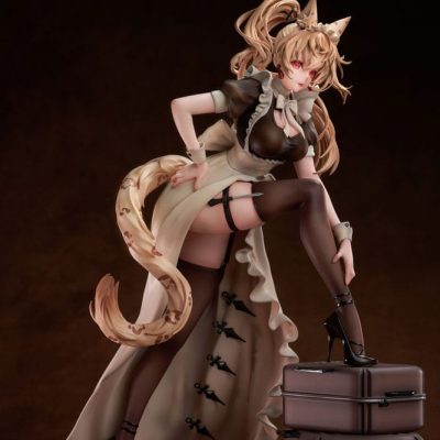 Original Character PVC Szobor 1/4 Battle Maid Different Species Leopard Cat Maria 40 cm