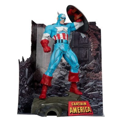 Marvel PVC Szobor 1/6 Captain America (The Amazing Spider-Man #323) 28 cm