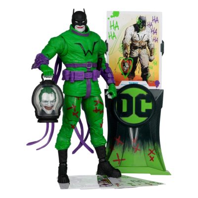 DC Multiverse Akciófigura Batman (Batman: Last Knight on Earth) Jokerized (Gold Label) 18 cm