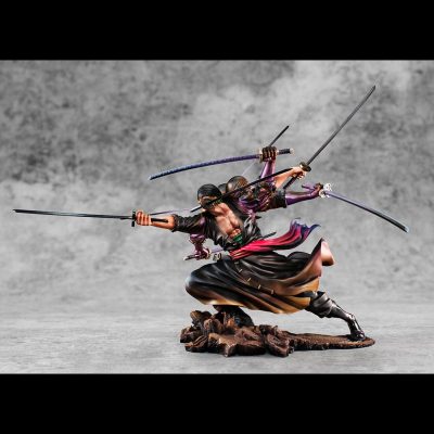One Piece Excellent Model P.O.P PVC Szobor SA-Maximum Roronoa Zoro Ver. Demon Spirit Kyuutouryuu Asura 17 cm