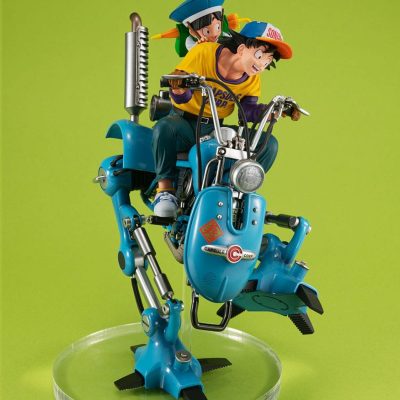 Dragonball Z Desktop Real McCoy EX PVC Diorama Son Goku & Son Gohan & Robot with two legs 20 cm