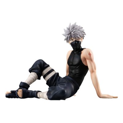 Naruto Shippuden G.E.M. Series PVC Szobor Kakashi-Sensei Palm Size 9 cm