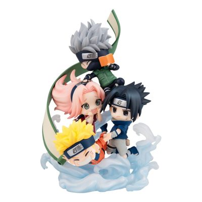 Naruto Shippuden FigUnity PVC Mini Szobor Gather here Team 7 13 cm (with gift)