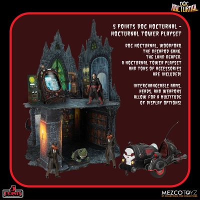 Doc Nocturnal 5 Points Akciófigura Nocturnal Tower Playset 9 cm
