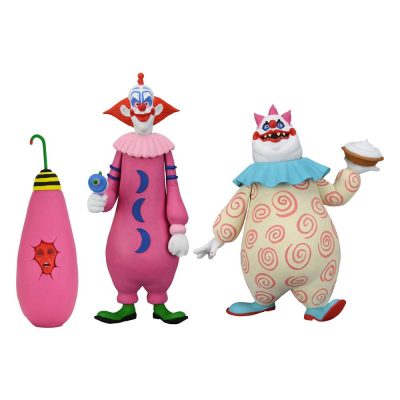 Killer Klowns from Outer Space Toony Terrors Akciófigura 2-Pack Slim & Chubby 15 cm