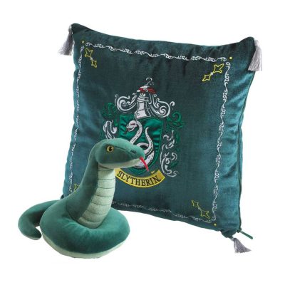 Harry Potter House Mascot Cushion with Plüss Figura Slytherin