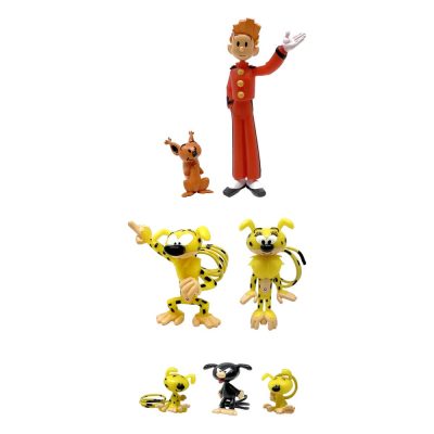 Marsupilami Mini Figura 7-Pack Characters 4 - 10 cm
