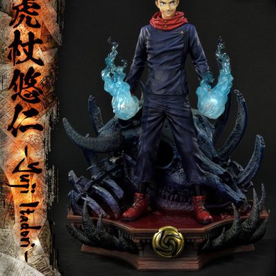 Jujutsu Kaisen Premium Masterline Series Szobor Yuji Itadori Deluxe Version 38 cm