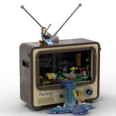 Original-Retro Series Construction Set Vintage Television 19 cm