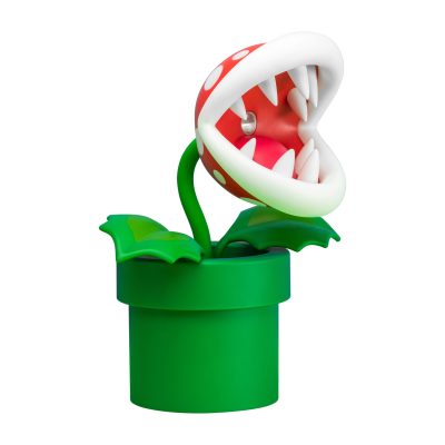 Super Mario Posable Lámpa Mario Mini Piranha Plant