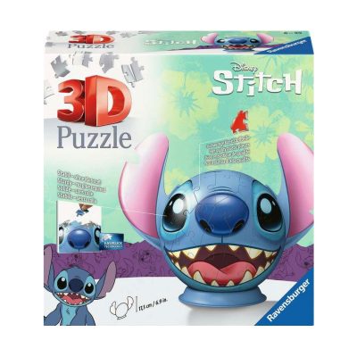 Lilo & Stitch 3D Puzzle Ball with Ears Stitch (77 pieces)