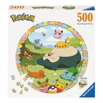 Pokémon Round Jigsaw Puzzle Flowery Pokémon (500 pieces)