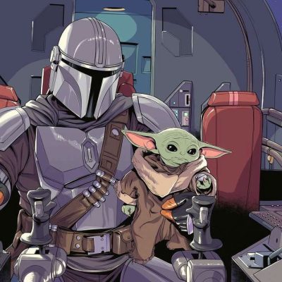 Star Wars The Mandalorian Jigsaw Puzzle Cartoon (1000 pieces)