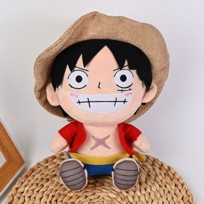 One Piece Plüss Figura Monkey D. Luffy Gear 5 New World Ver. 20 cm