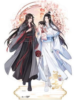 Grandmaster of Demonic Cultivation Acrylic Stand Wei Wuxian & Lan Wangji Wu Wang Ver. 21 cm