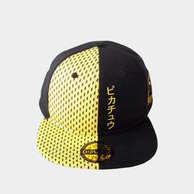 Pokemon Snapback Cap Block Pikachu