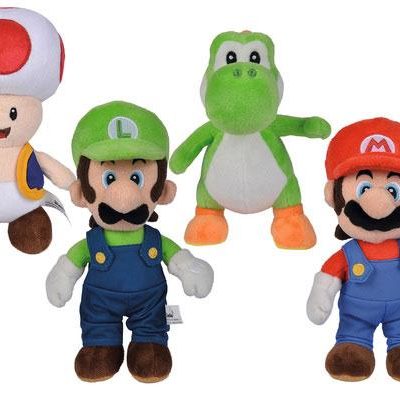 Super Mario Plüss Figura All Stars 20 cm Assortment (12)