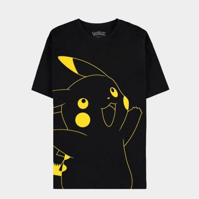 Pokemon T-Shirt Pikachu Outline Size L