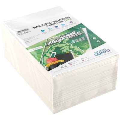 Ultimate Guard Comic Backing Boards (100) - Current Size Thick