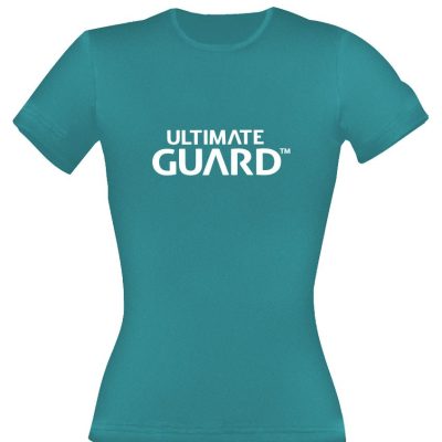 Ultimate Guard Ladies T-Shirt Wordmark Petrol Blue Size S
