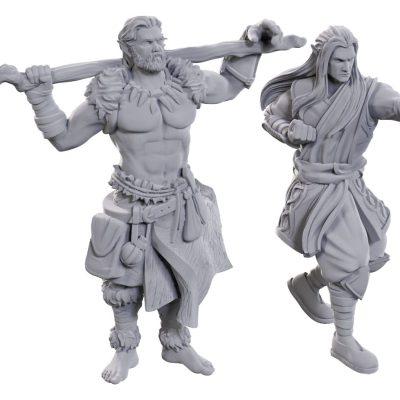 D&D Nolzur's Marvelous Miniatures Unpainted Miniatures 2-Pack Archdruid & Martial Arts Adept