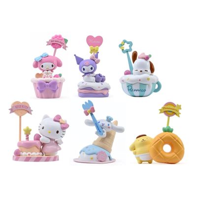 Sanrio Memo Stand Party Time Series Mini Figura Hello Kitty and Friends 5 cm Display (12)