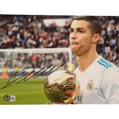 Cristiano Ronaldo aláírt fotó 8x10 (Real Madrid)