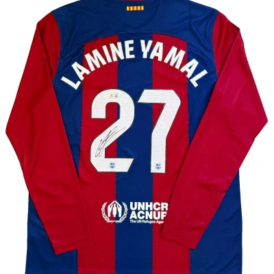 Lamine Yamal aláírt focimez (FC Barcelona - Rookie)