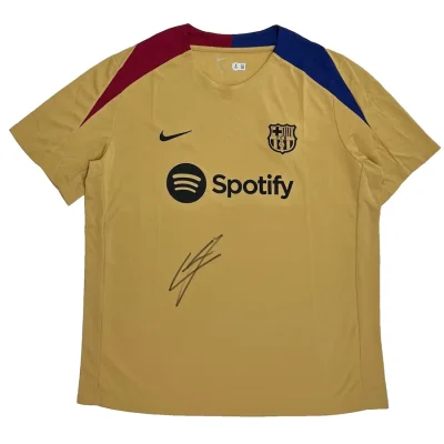 Lamine Yamal aláírt focimez (FC Barcelona – Gold)
