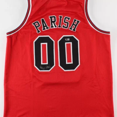 Robert Parish aláírt kosármez CUSTOM (Chicago Bulls)