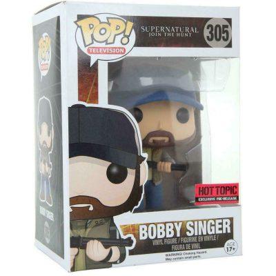 Supernatural Bobby Singer #305 Funko Pop! figura Hot Topic Exclusive