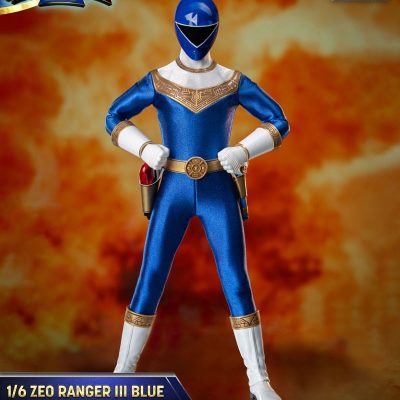 Power Rangers Zeo FigZero Akciófigura 1/6 Ranger III Blue 30 cm