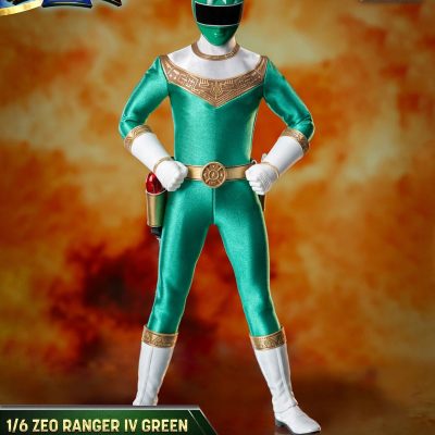 Power Rangers Zeo FigZero Akciófigura 1/6 Ranger IV Green 30 cm