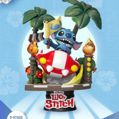 Disney: Lilo & Stitch - Stitch Racing Car PVC Diorama