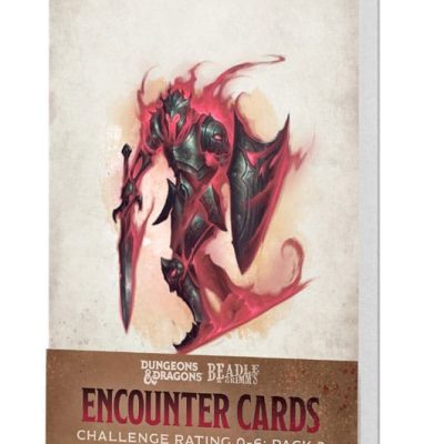 Dungeons & Dragons RPG Encounter Cards Challenge Rating 0-6: Pack 2 *english*