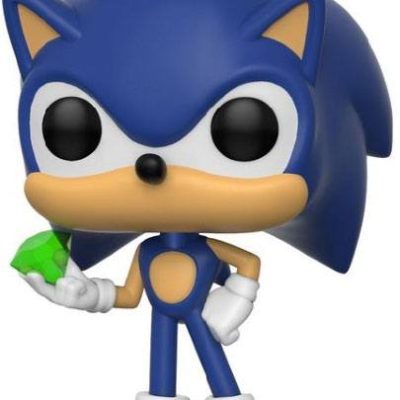 Sonic The Hedgehog POP! Games Vinyl Figura Sonic (Emerald) 9 cm