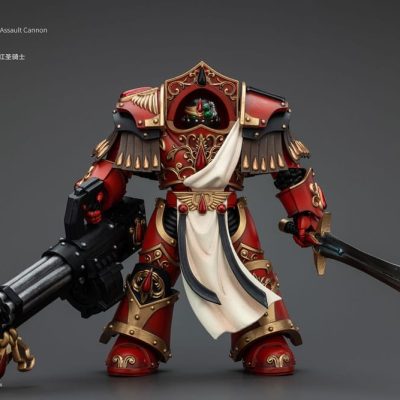 Warhammer The Horus Heresy Akciófigura 1/18 Blood Angels Crimson Paladins Squad Crimson Paladin with Iliastus Assault Cannon 14 cm