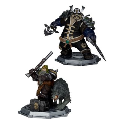 World of Warcraft Akciófigura Dwarf Hunter & Pandaren 15 cm Assortment (8)