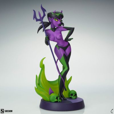 Original Artist Series Szobor Devil Girl (Purple and Green Variant) 30 cm