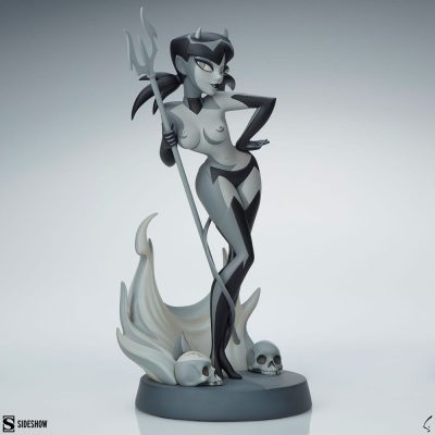 Original Artist Series Szobor Devil Girl (Black and White Variant) 30 cm