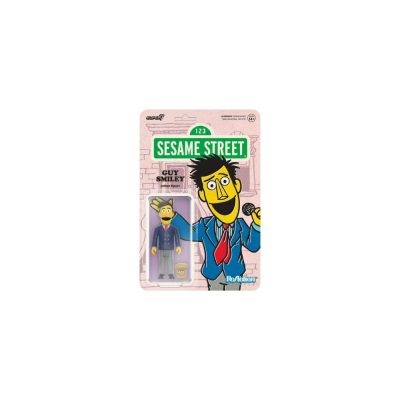 Sesame Street ReAction Akciófigura Wave 02 Guy Smiley (With Bread) 10 cm
