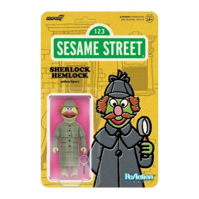 Sesame Street ReAction Akciófigura Wave 03 Sherlock Hemlock 10 cm